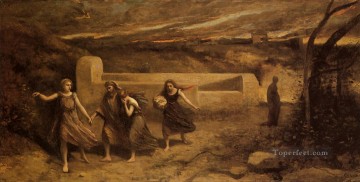 Jean Baptiste Camille Corot Painting - La destrucción de Sodoma plein air Romanticismo Jean Baptiste Camille Corot